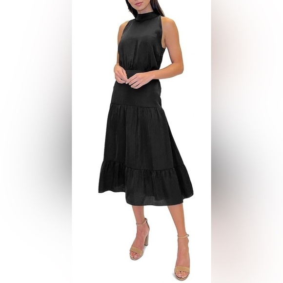 NWT Sam Edelman High Neck Tiered Dress Size 14 - Picture 1 of 7